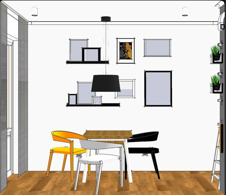 Скандинавский. 43кв.м (1к.кв)