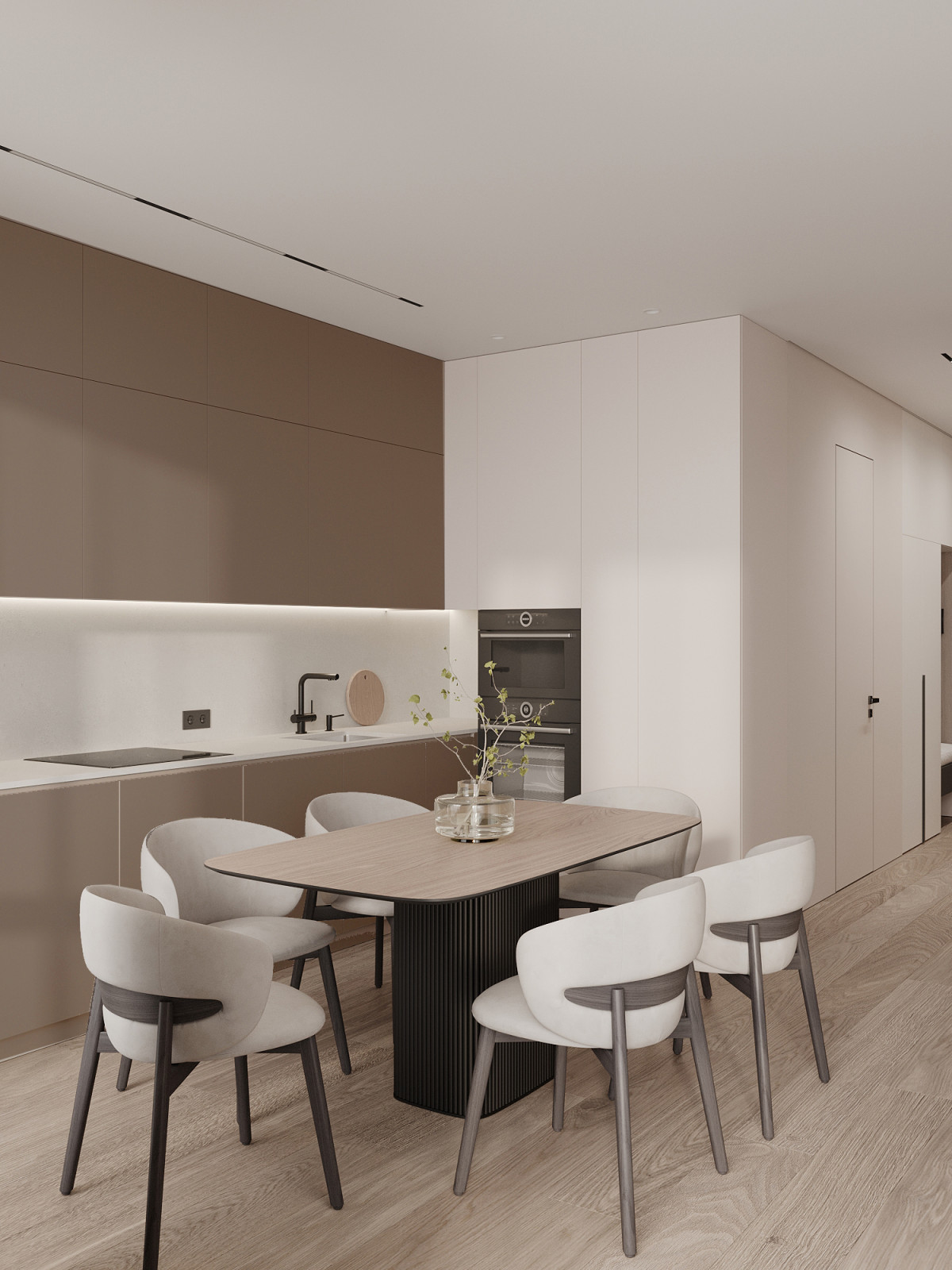 ЖК «Павелецкая Сити» — современный минимализм в нейтральных оттенках