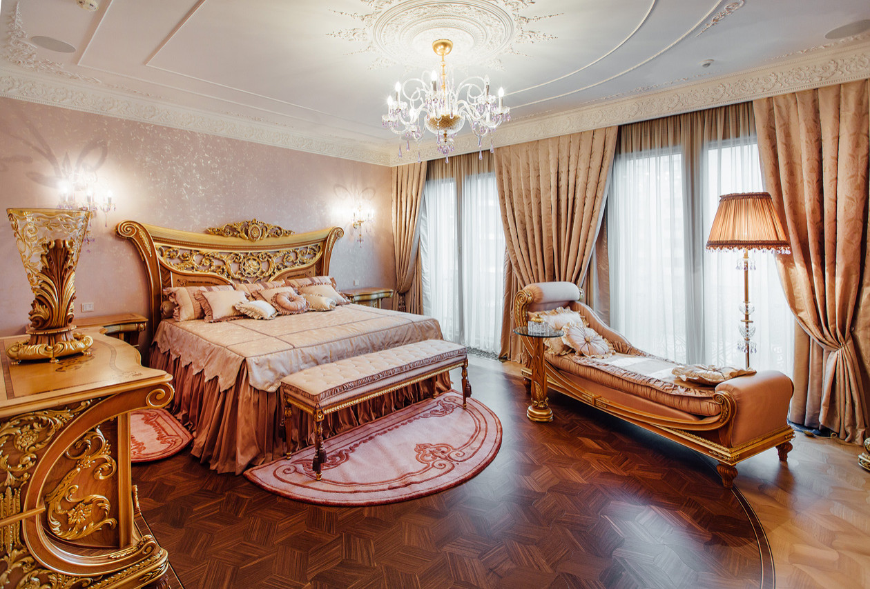 Текстильное оформление квартиры в Центре Москвы