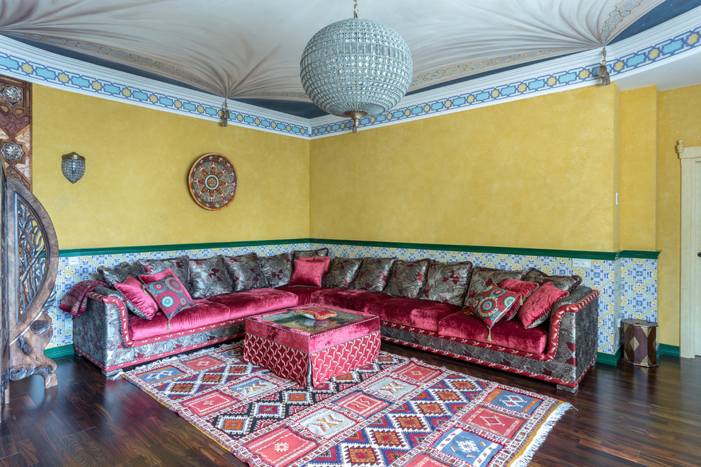 Домашний кинотеатр в восточном стиле