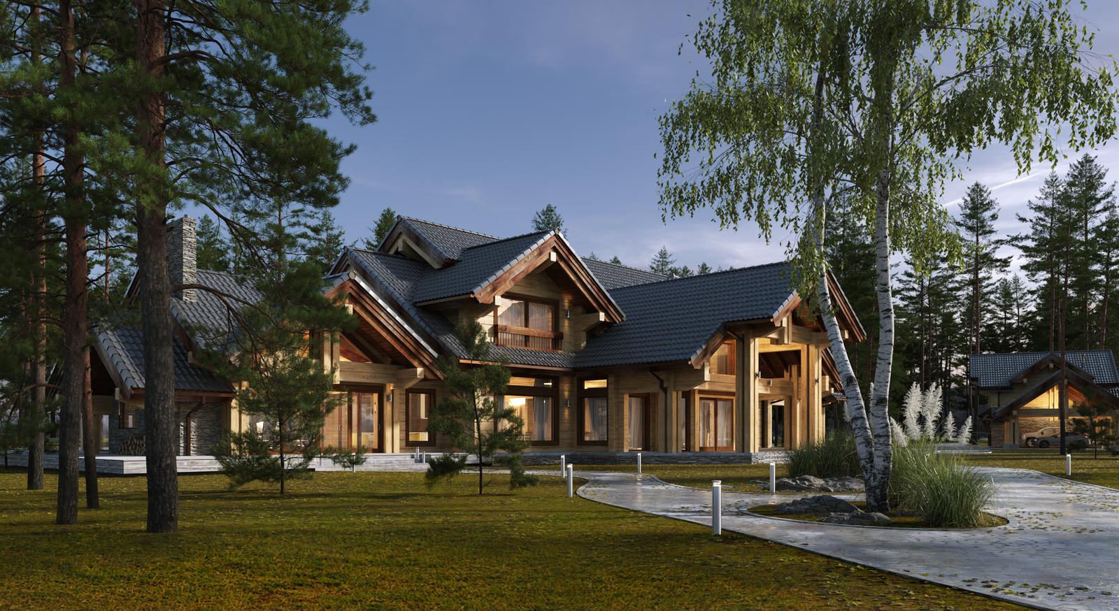 Обложка проекта: Современная усадьба в классическом стиле