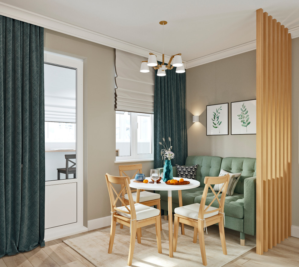 Дизайн двухкомнатной квартиры в скандинавском стиле