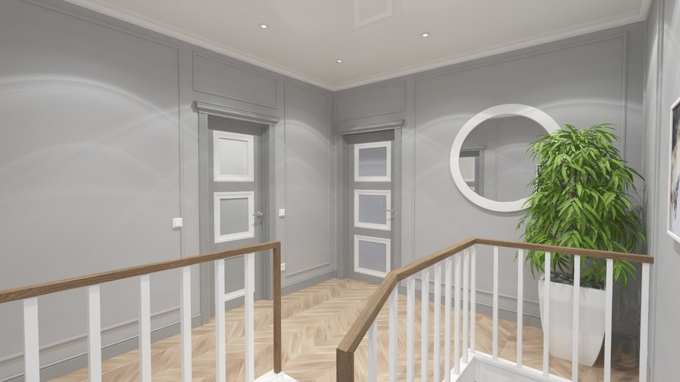 Дизайн-проект дома в классическом современном стиле