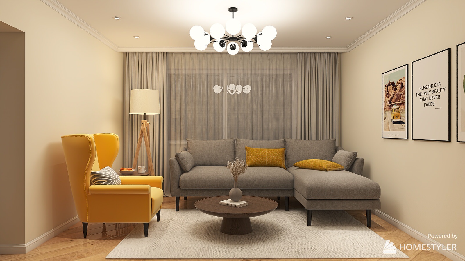 гостиная в современном стиле