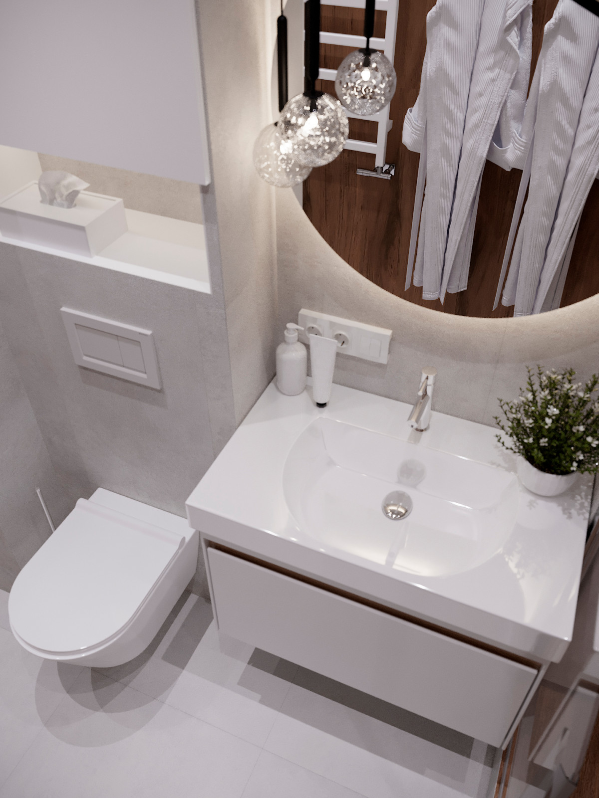 Обложка проекта: Квартира-студия  28 кв.м