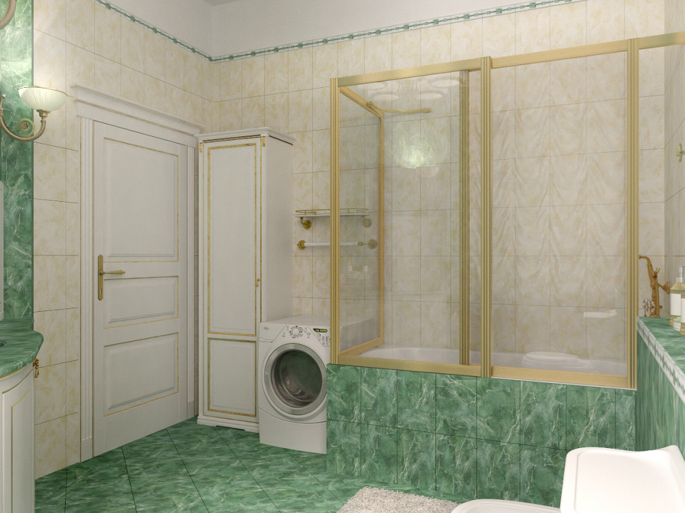 Санузел в классическом стиле