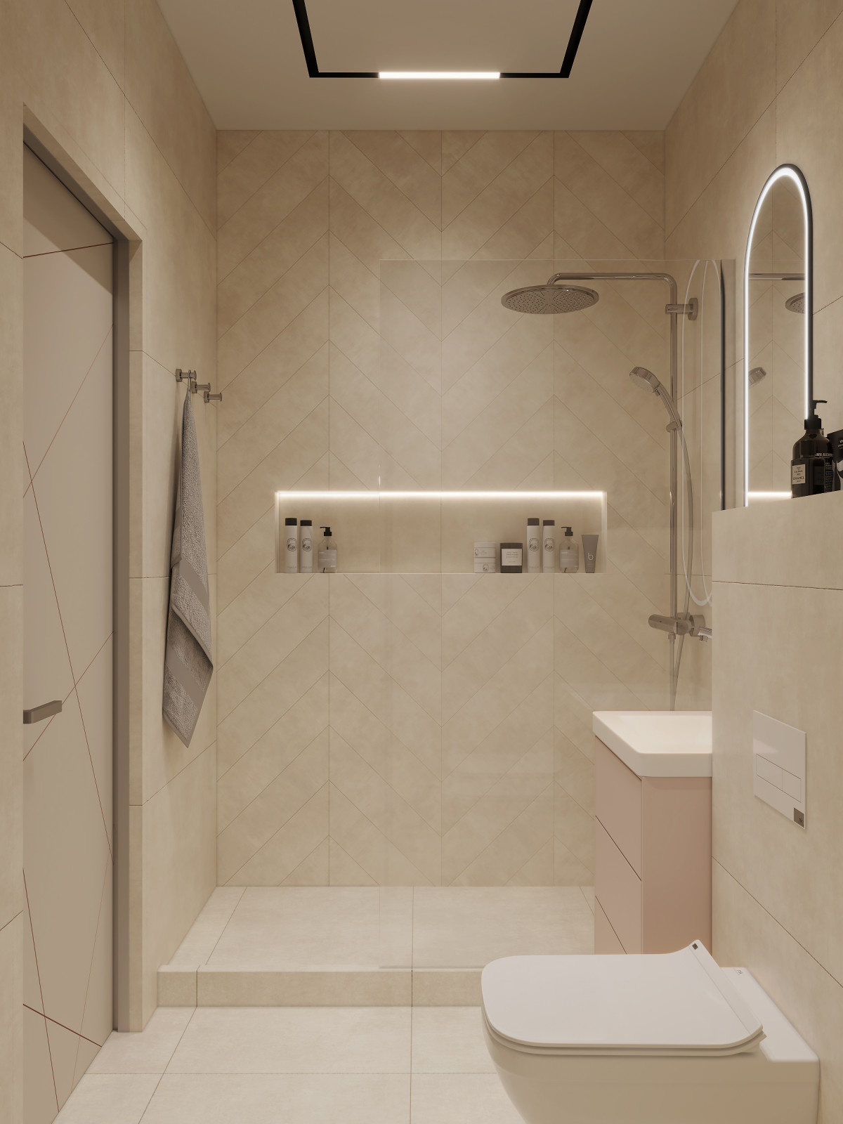 Проект 2-к квартиры 45м2 в ЖК Сочи Парк