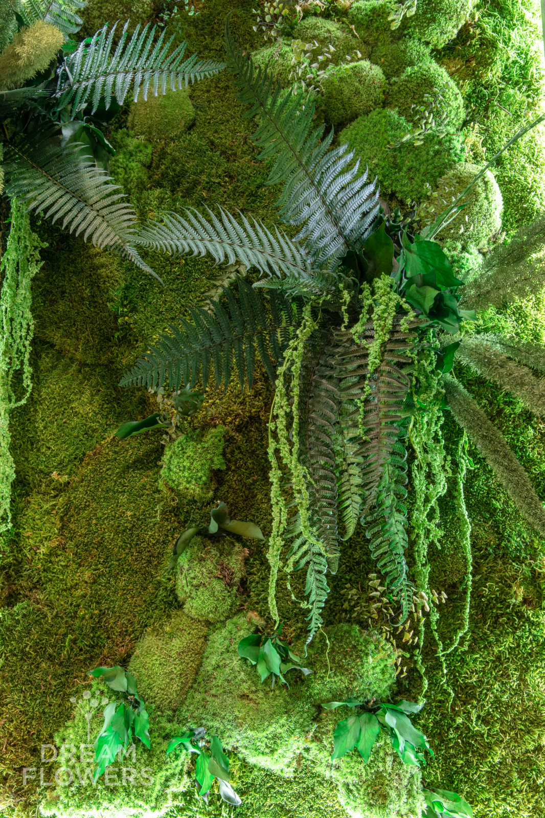 Обложка проекта: Авторское панно из стабилизированного мха на лоджии в квартире