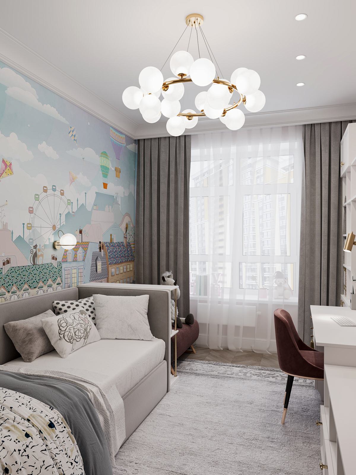 Столичный, 3х комнатный дом, классика с элементами Арт Деко