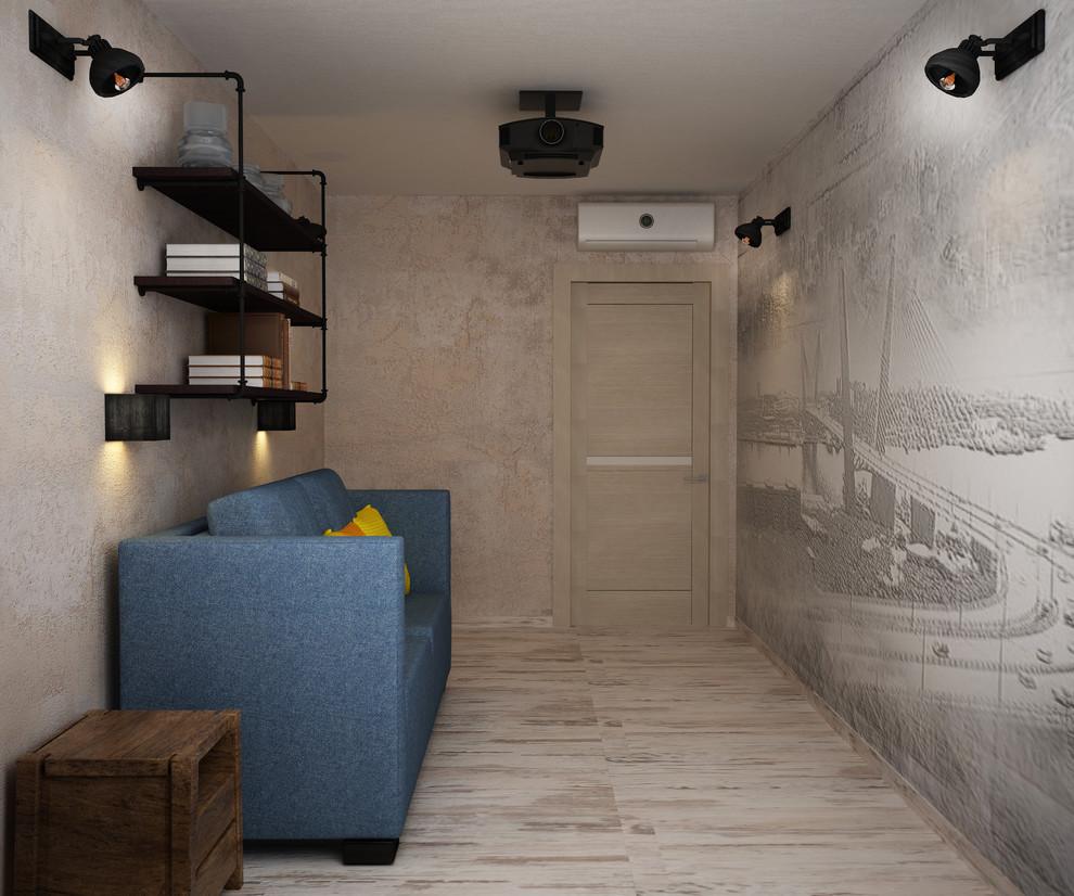 Дизайн-проект небольшой квартиры в стиле ЛОФТ