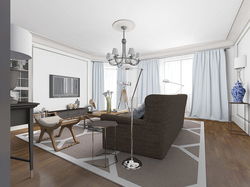 Обложка проекта: Гостиная "с видом на небо"