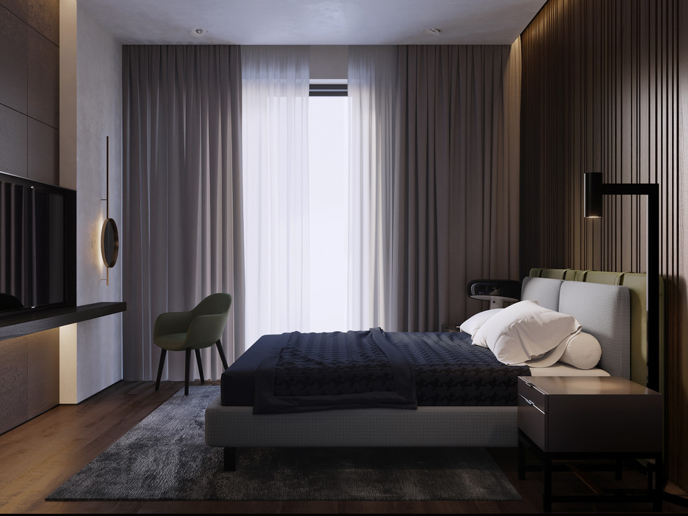 Темная квартира для светлой пары