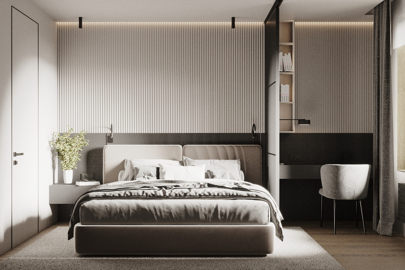 Интерьер квартиры 87м2 в поселке парке Весна