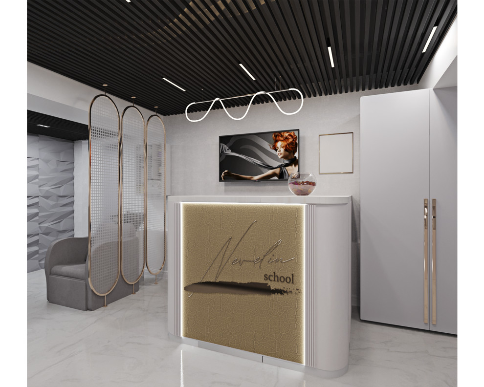 Школа маникюра. Парикмахерский зал.