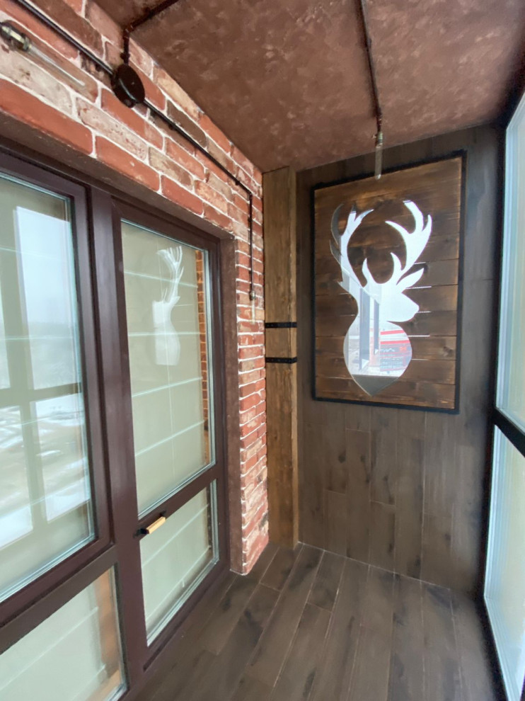 Балкон-кабинет в стиле лофт, Электросталь