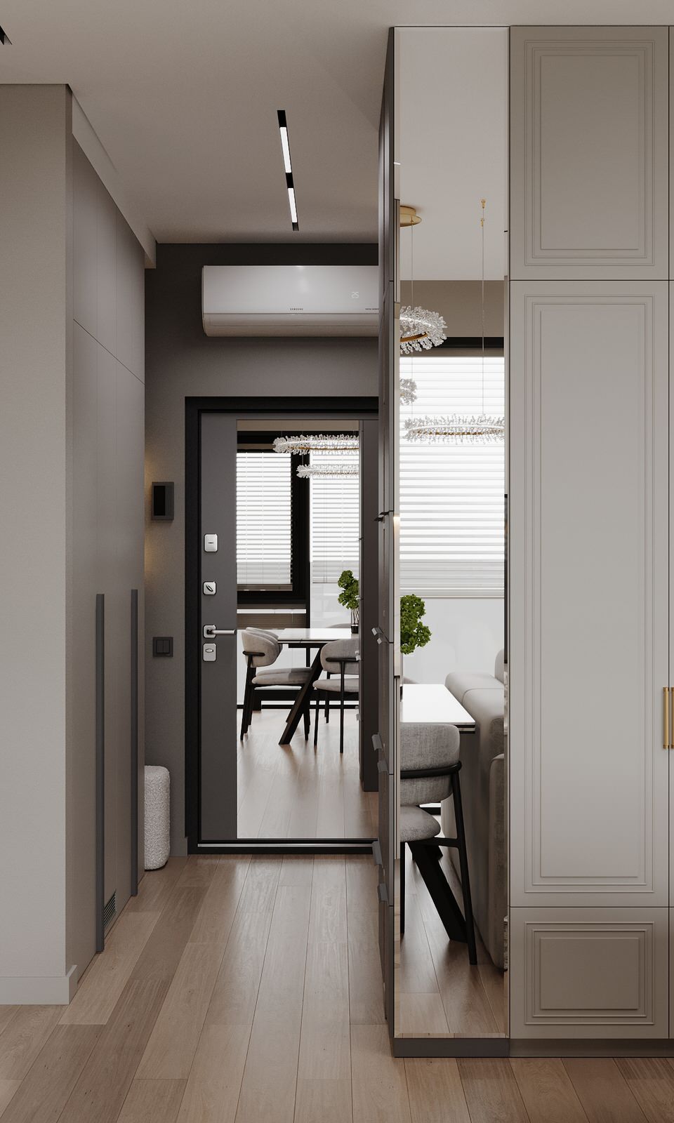 Интерьер квартиры в ЖК "Метрополия"