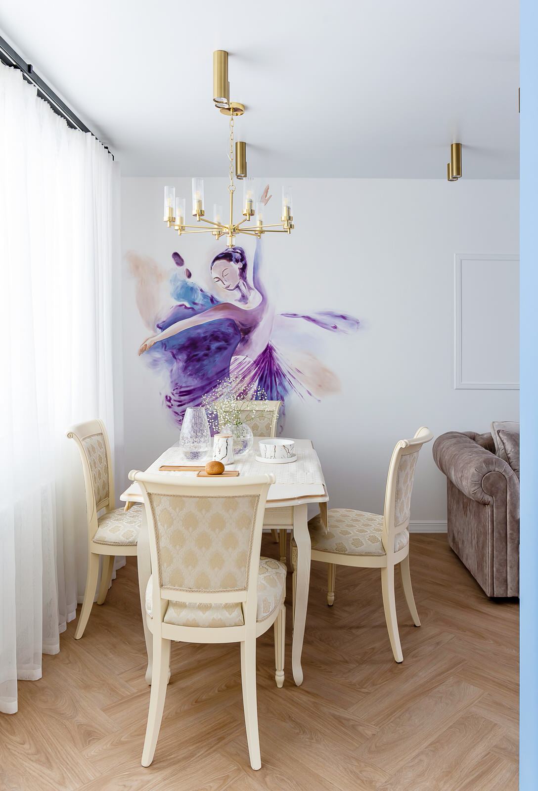 Реализованный дизайн проект квартиры ЖК "Театральный"