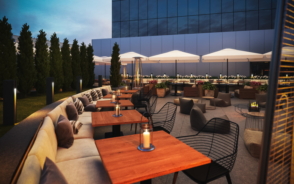 летняя терраса ресторана Локал