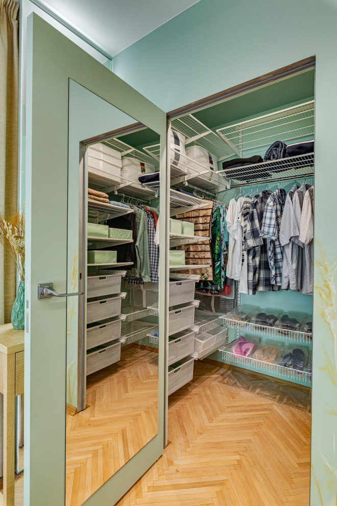 Спальня с журавлями