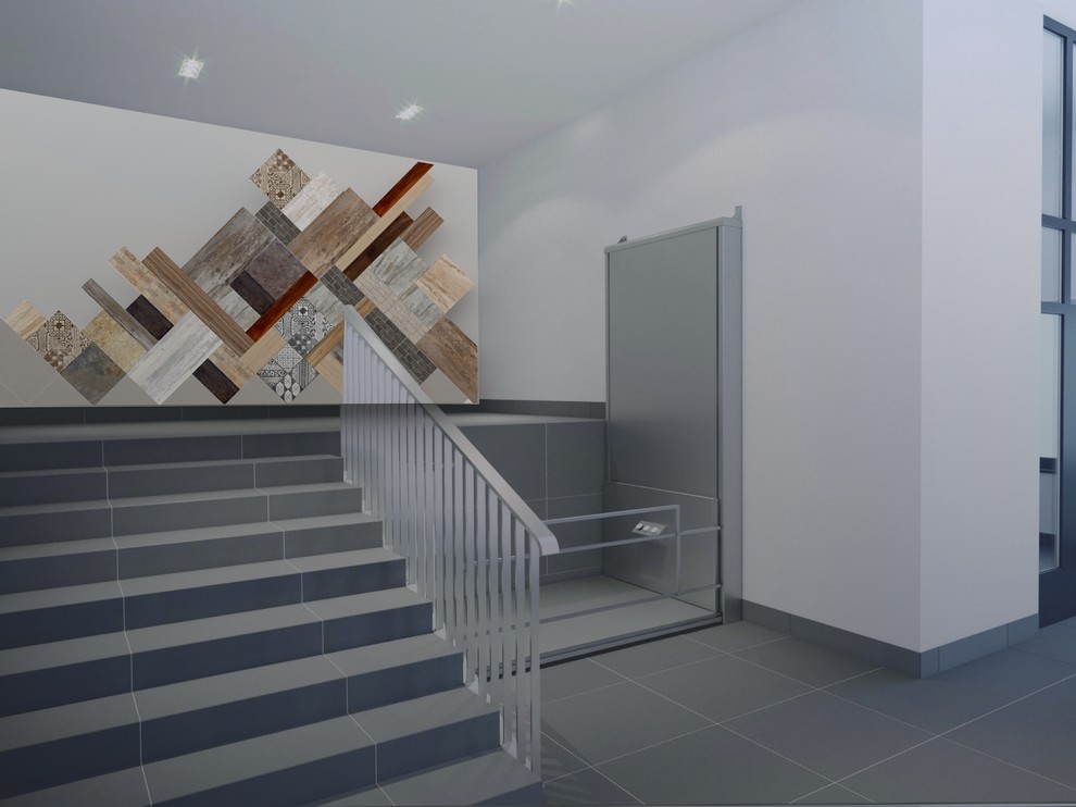 Дизайн-проект входной группы жилого дома в Санкт-Петербурге