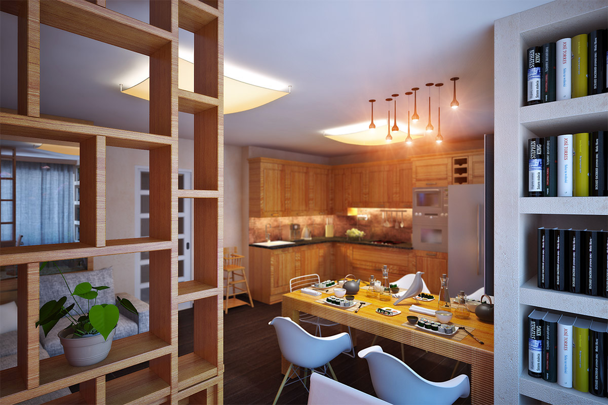 Дизайн гостиной в 3-х комнатной квартиры в С-Пб.