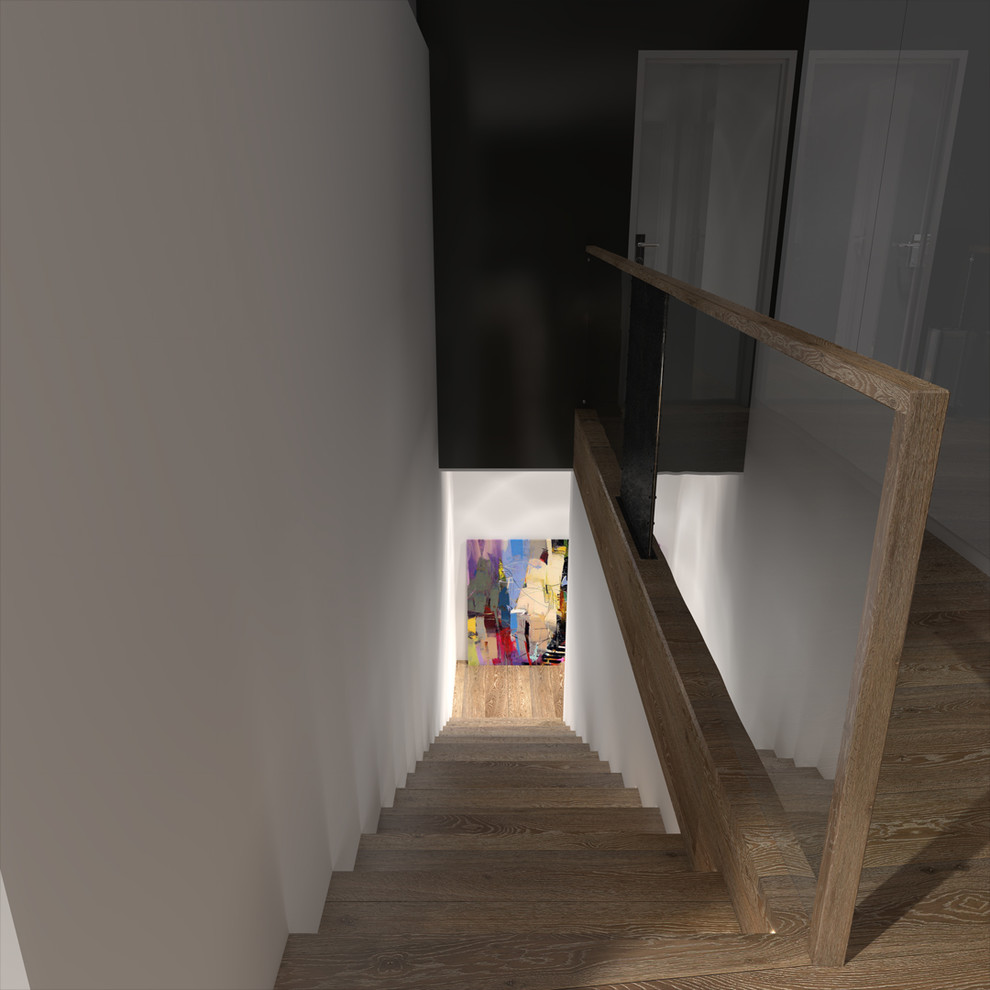 Дом из четырех 40-ft HC морских контейнеров. Интерьер