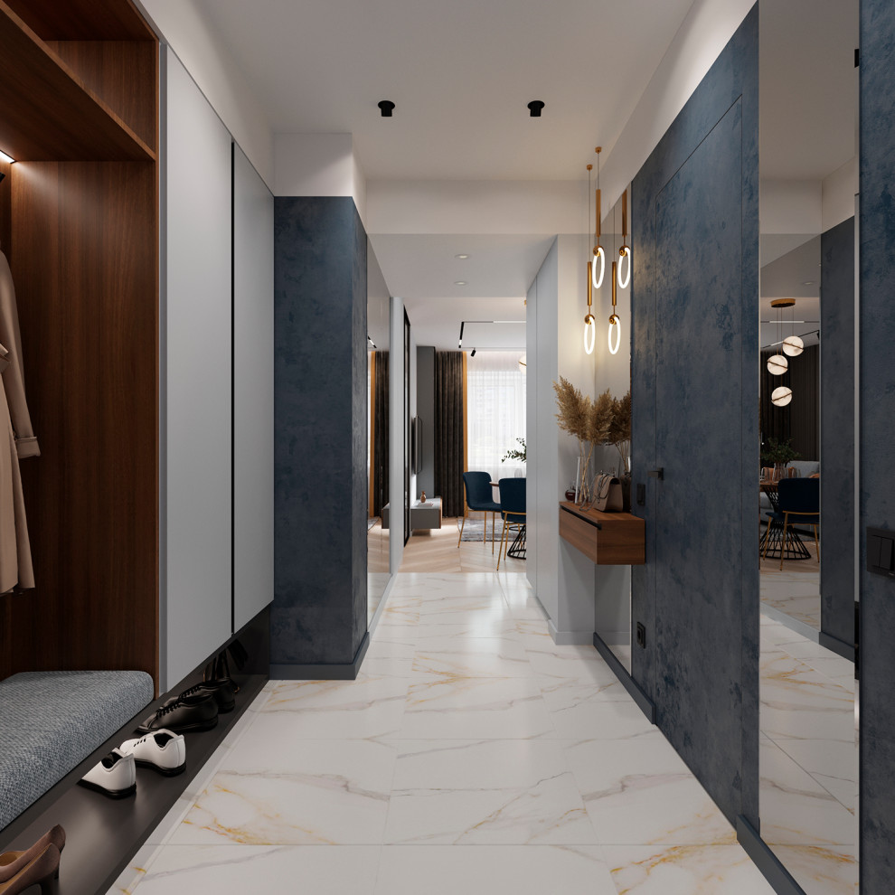 Дизайн интерьера однокомнатной квартиры площадью 40 кв. м.