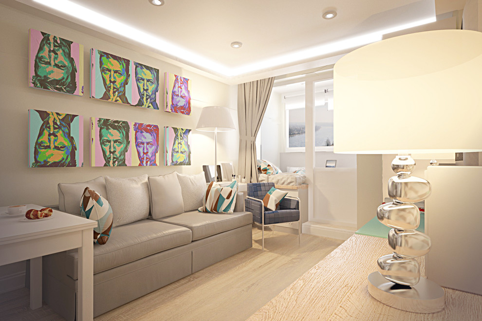 Обложка проекта: River house. Квартира-студия в Санкт-Петербурге.