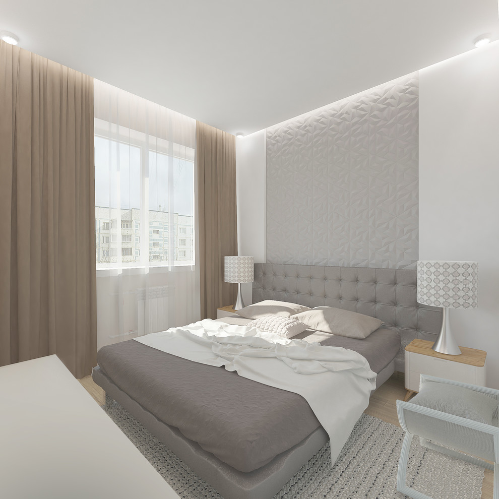 Квартира для семьи из 3-х человек концепция "Мятное печенье"