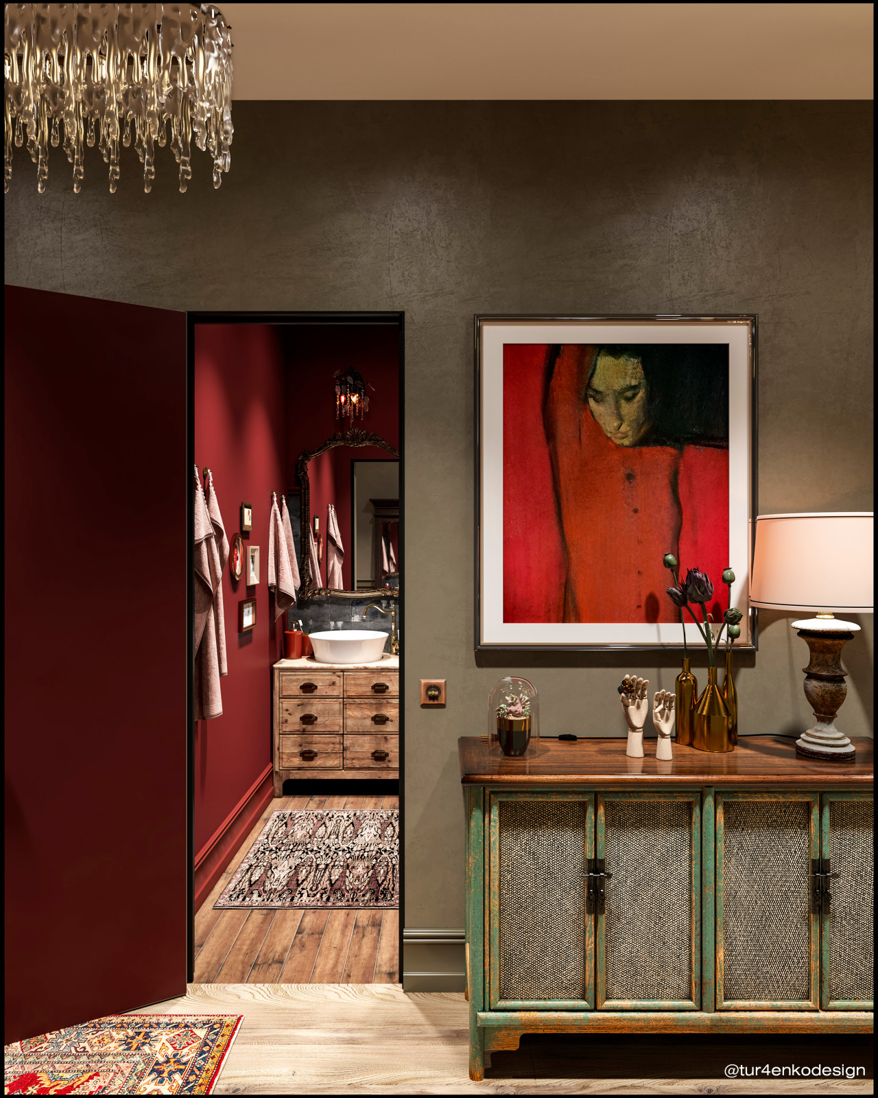 Дизайн 4хкомнатной квартиры в ЖК "Вестердам"