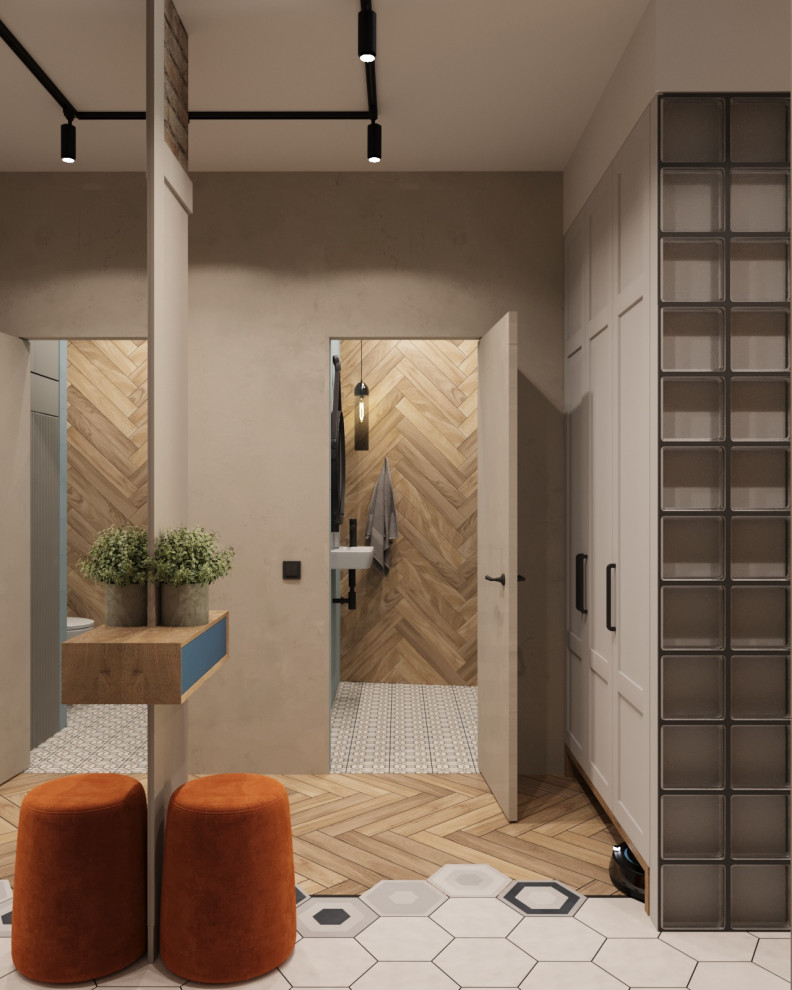 Проект квартиры для девушки 67 кв.м