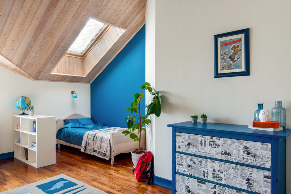 Мансарда. Новая комната для мальчика-подростка