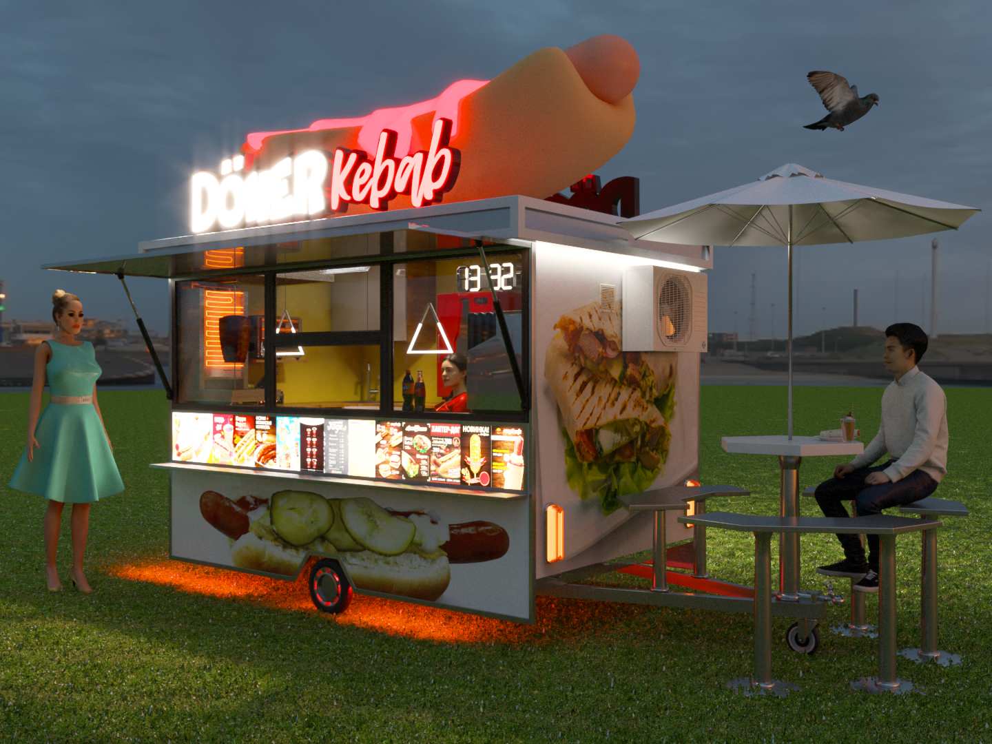 Doner Kebab внешний дизайн фудтрака