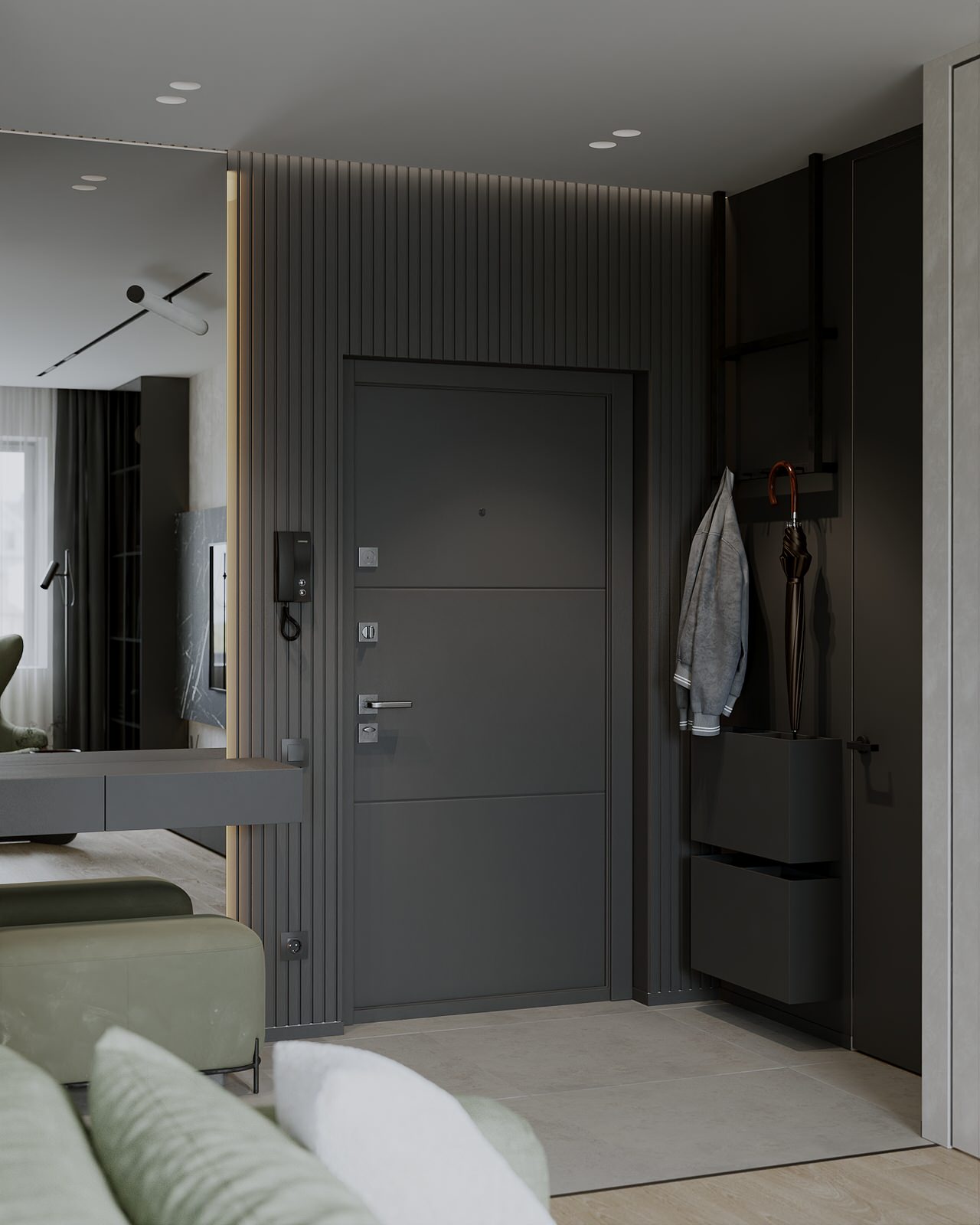 Дизайн квартиры 56м² в Красноярске