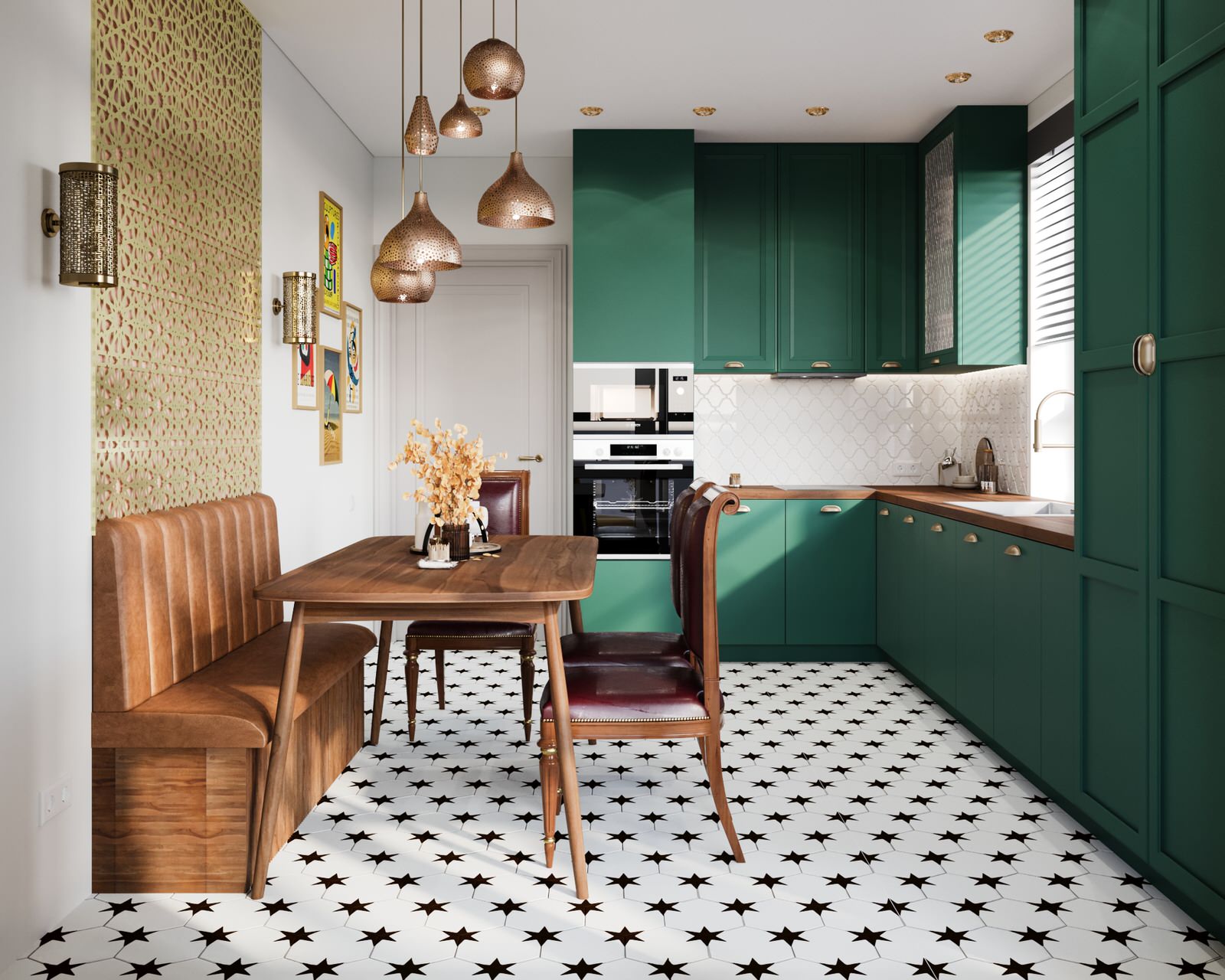 Колоритная квартира для супружеской пары