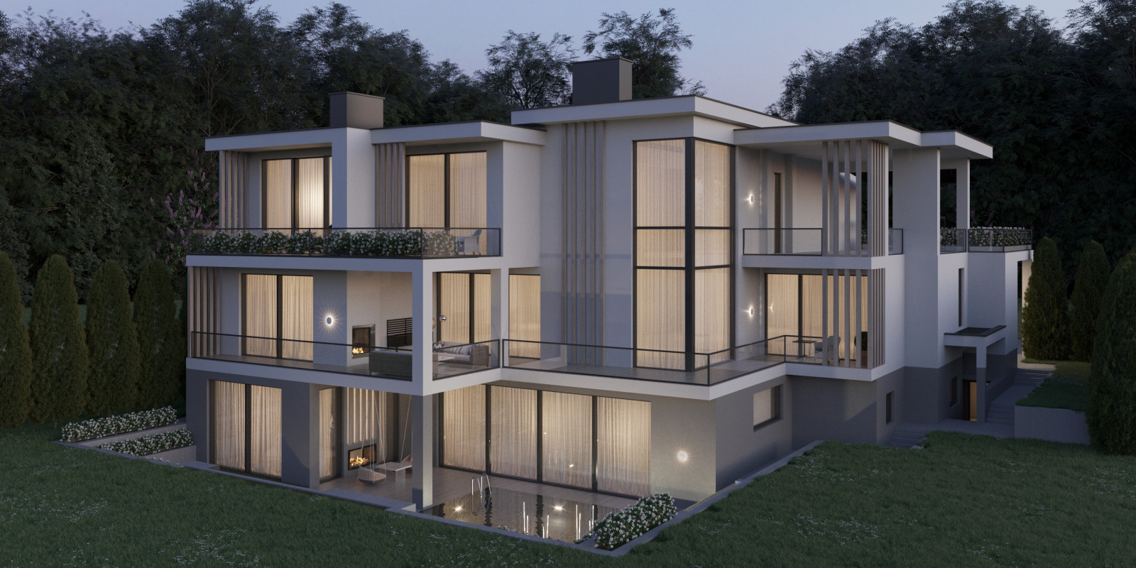 Загородный дом в современном стиле