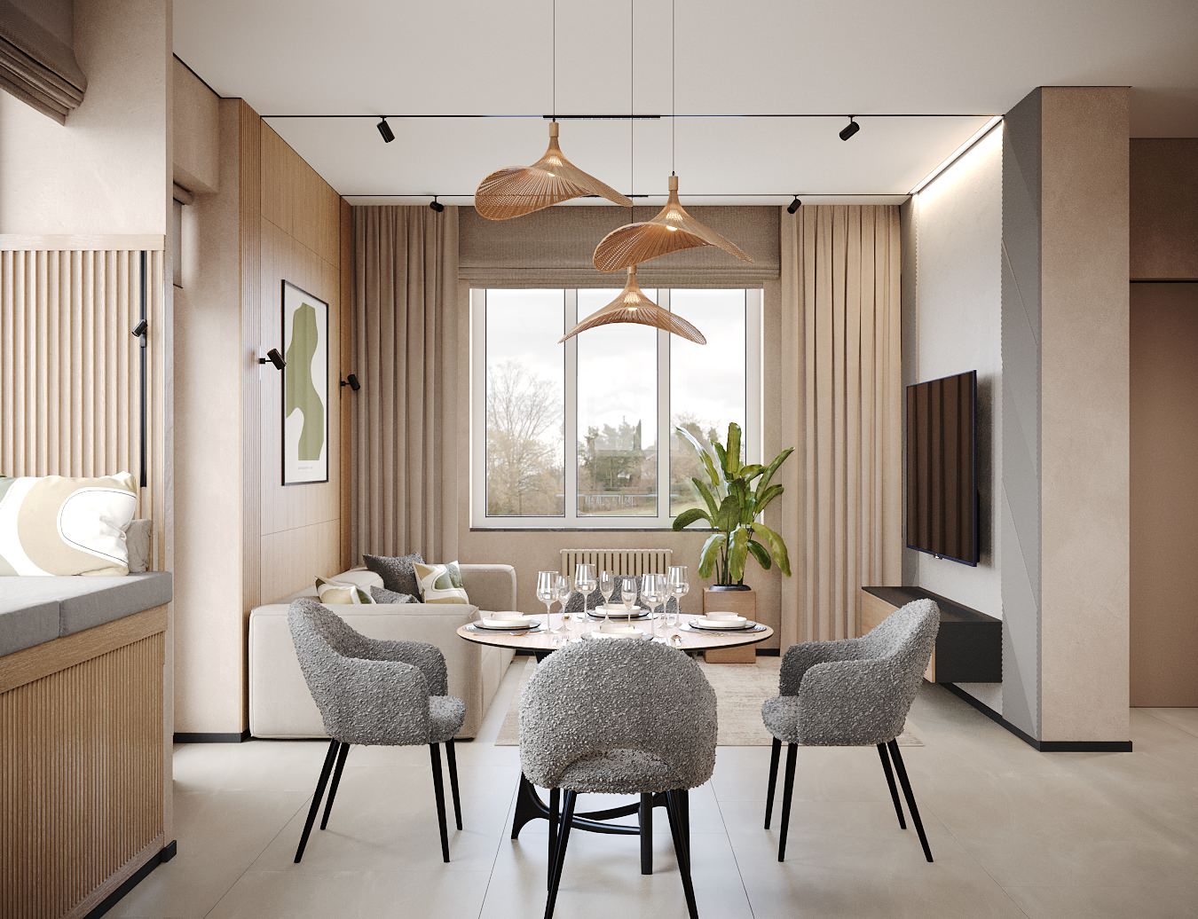 Кухня-гостиная