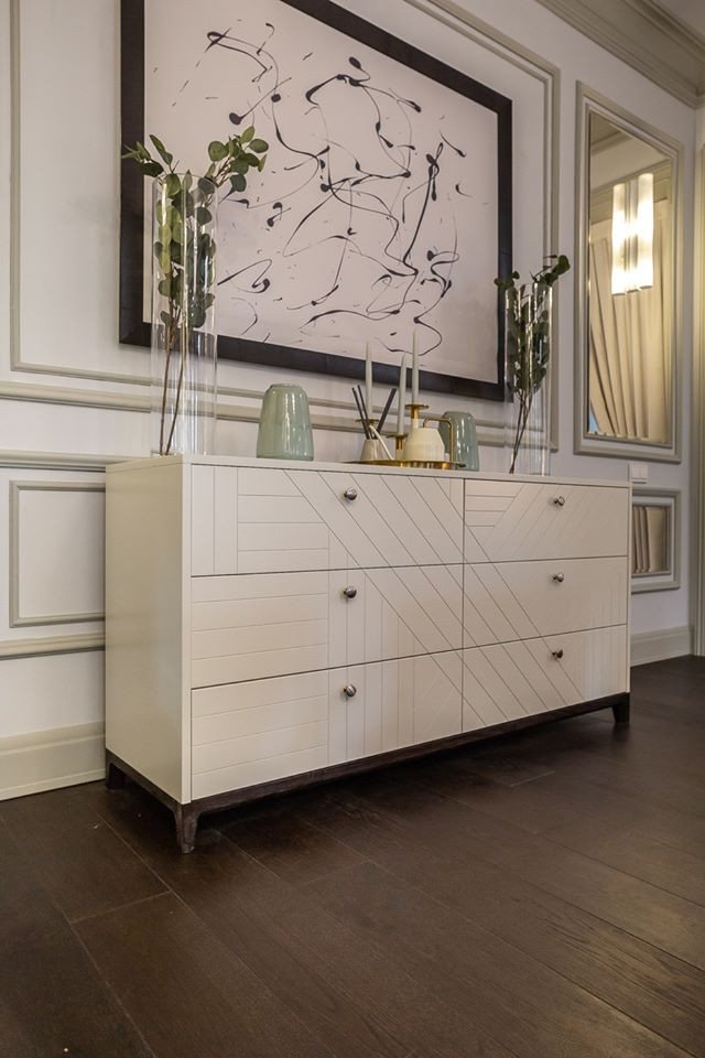 Гостиная с стиле американской классики