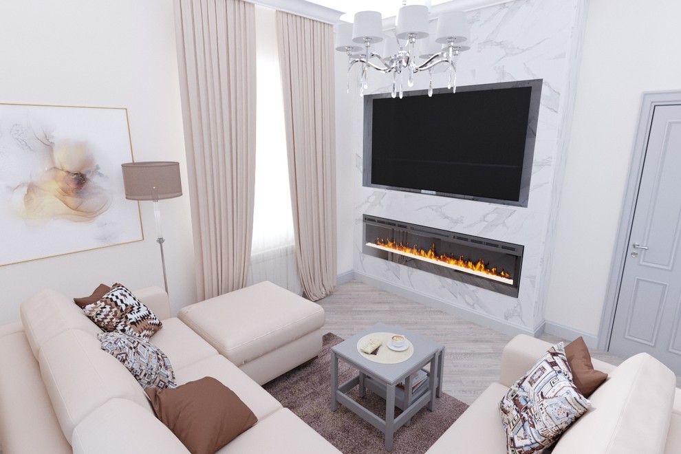 кухня гостиная в стиле классическом стиле