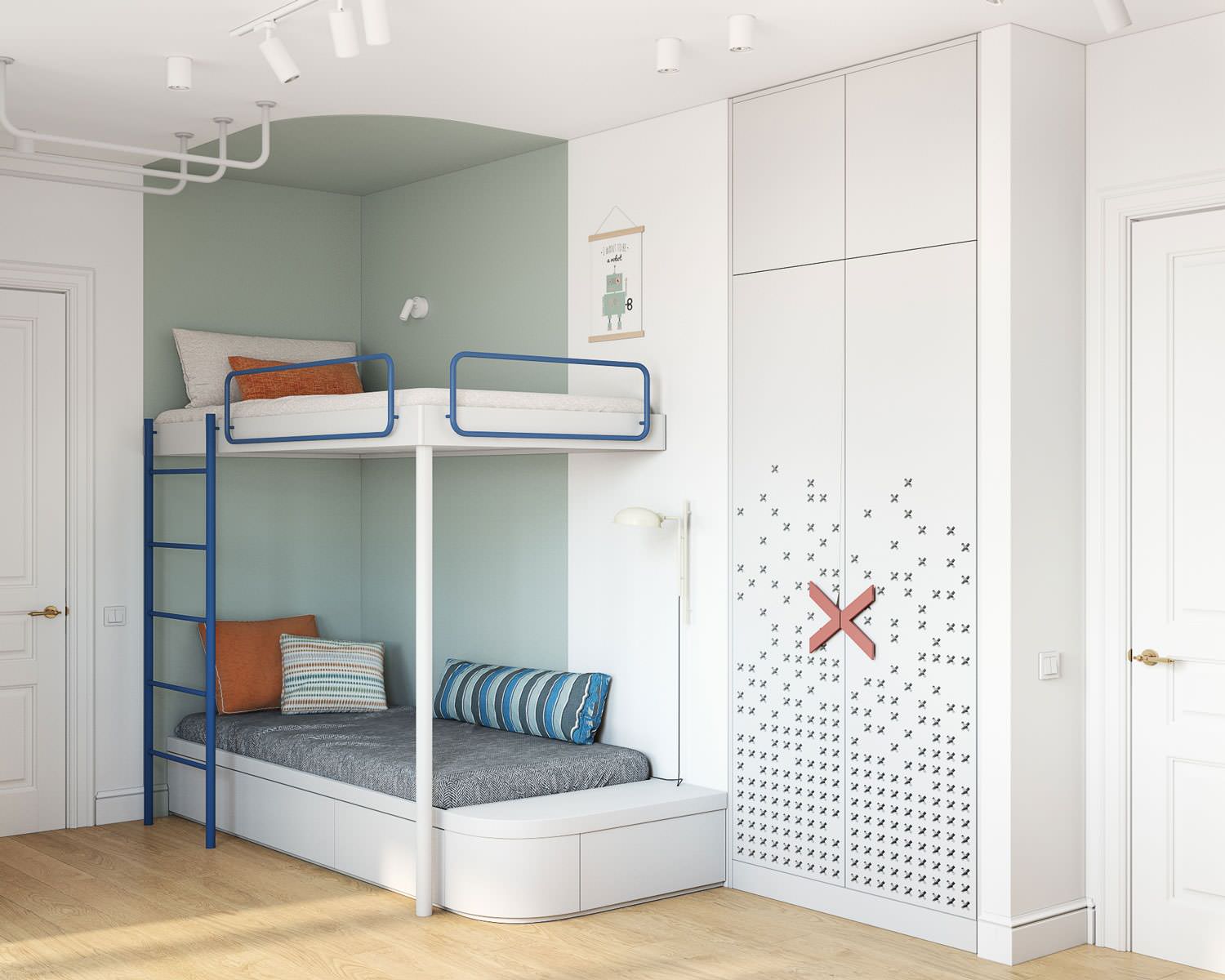 Дизайн интерьера двухуровневой квартиры в г. Раменское