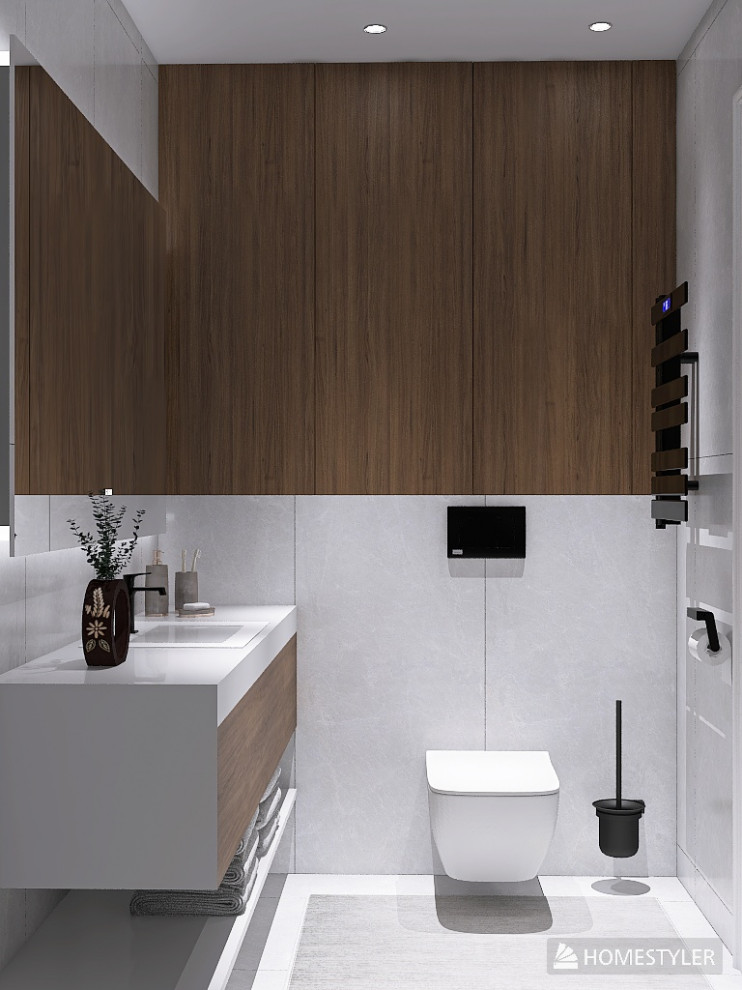 Обложка проекта: Ванная комната в современном стиле