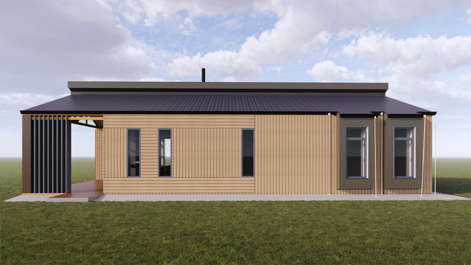 Проект каркасного жилого дома для заказчика из Норвегии