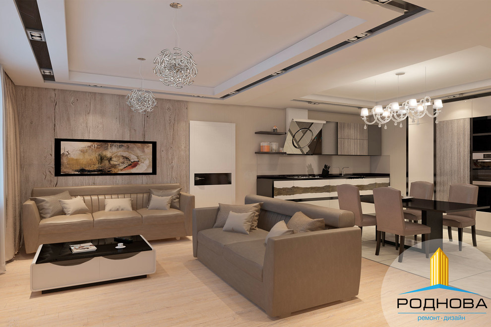 Дизайн проект 3-комн квартиры в ЖК Мичуринский