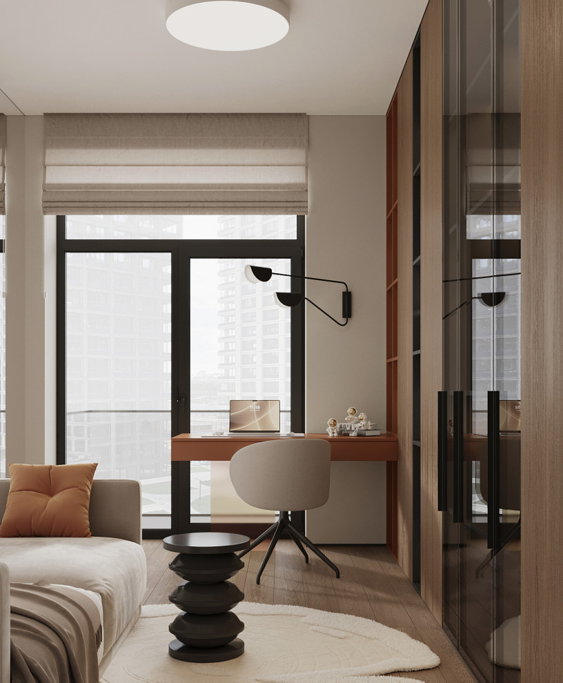 Брутальный интерьер квартиры 85 кв.м. в Москве. Проект