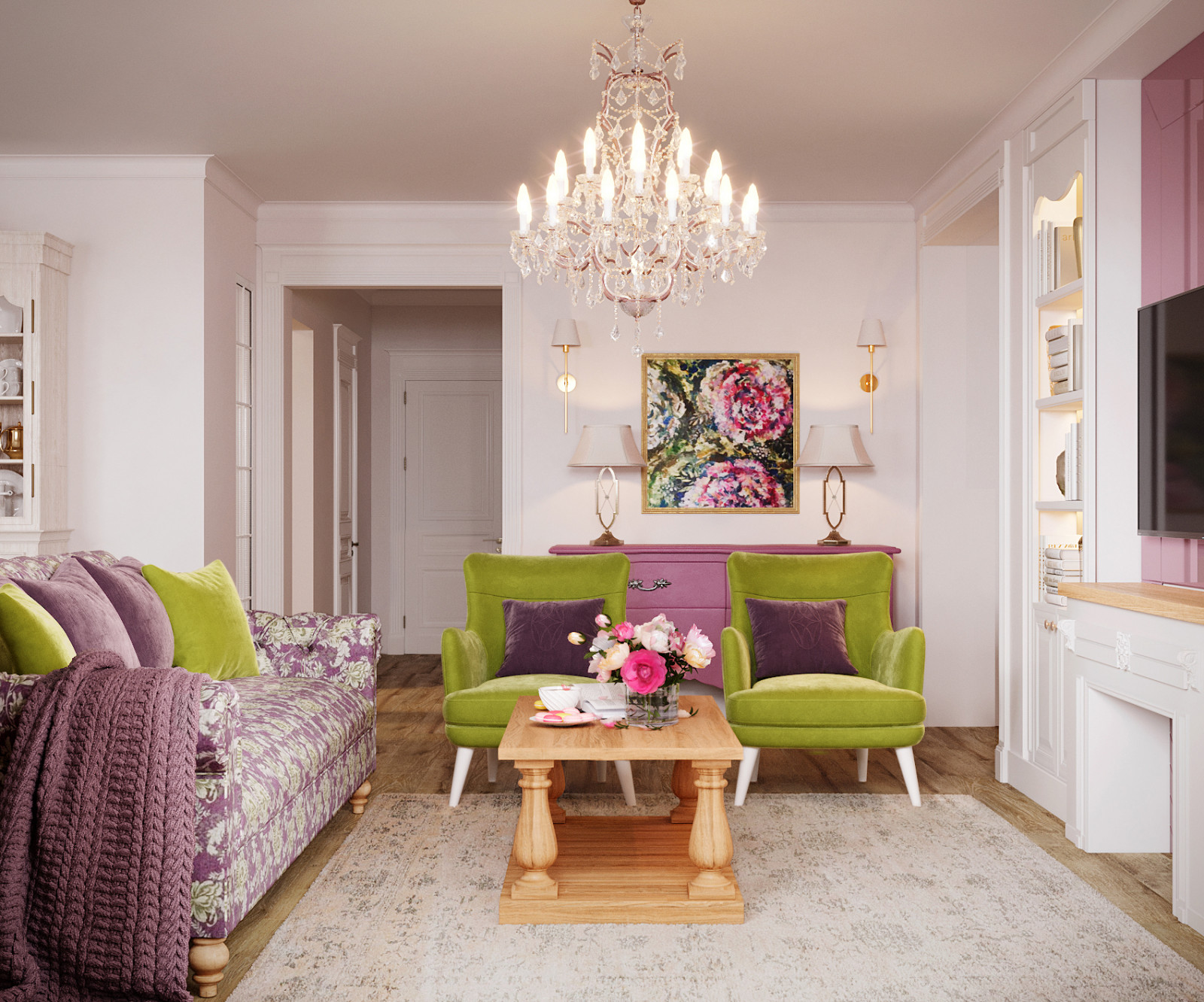 "Весенний сад" Квартира в стиле прованс