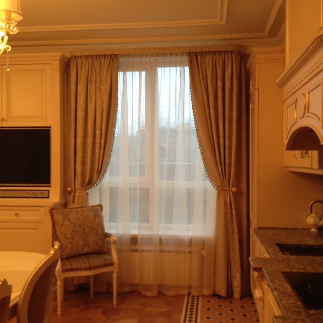 Классический интерьер Московской Квартиры для молодой семьи.