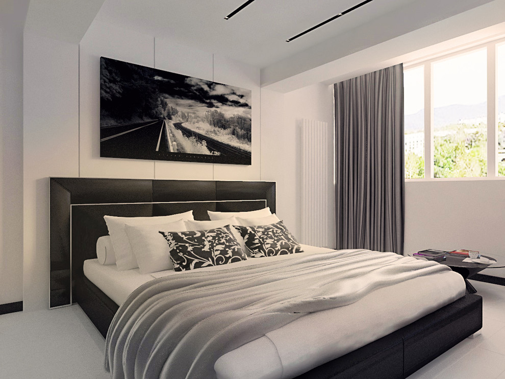 Комфорт и изящество черно-белого интерьера