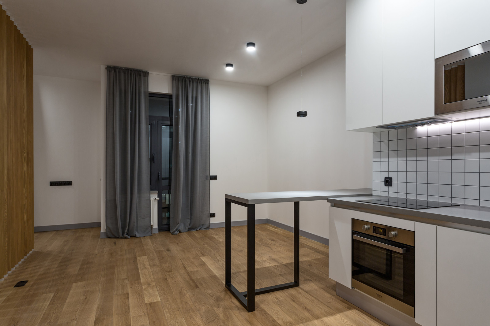 Минималистическая студия в Сколково