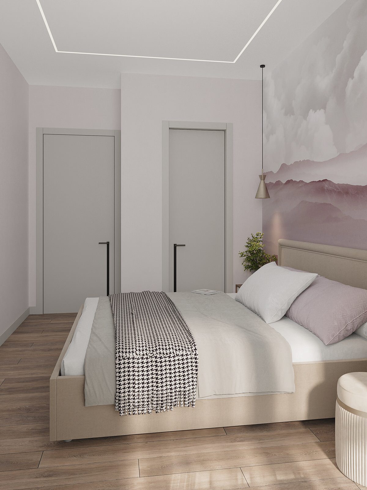 Трехкомнатная квартира 75 кв.м