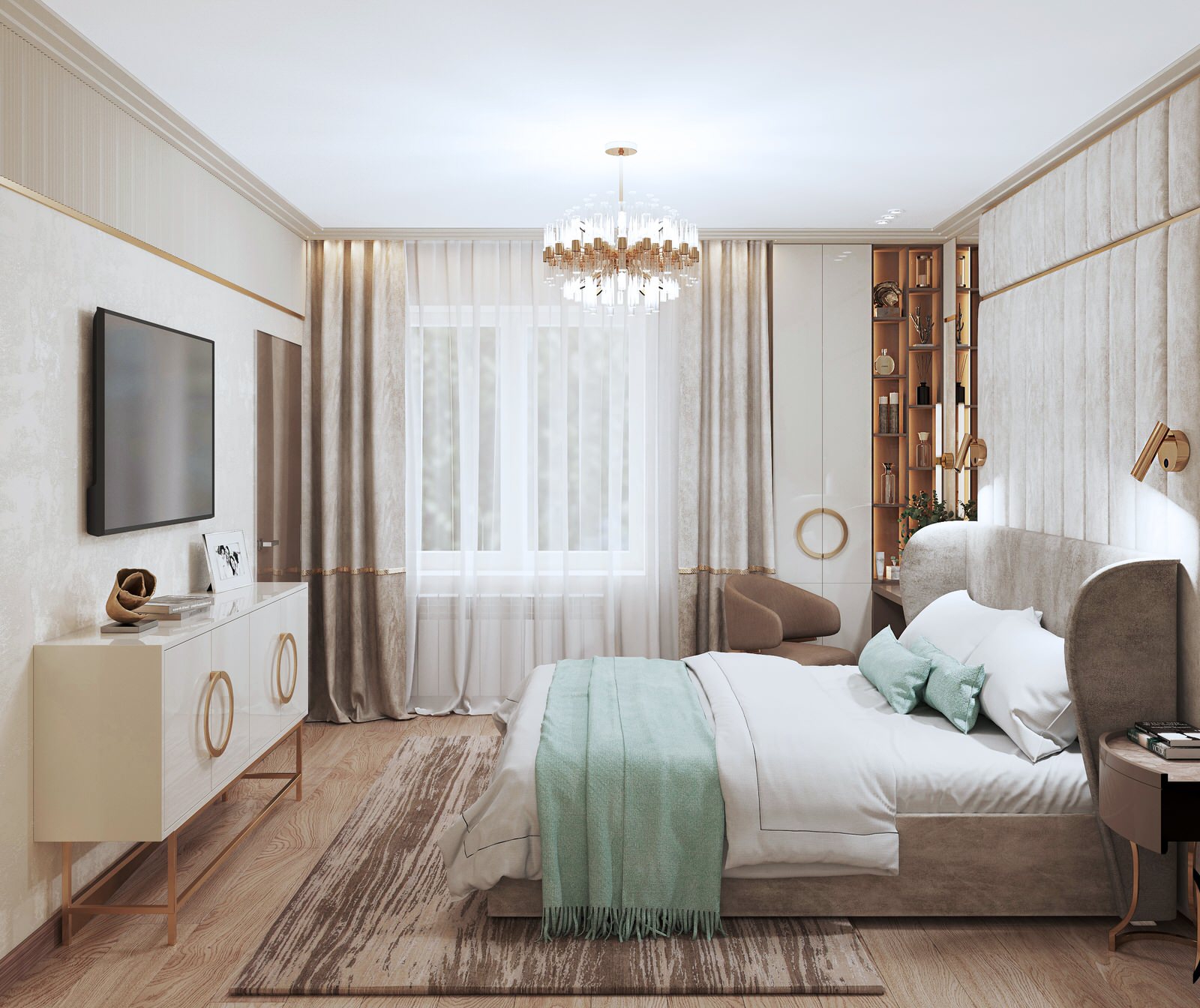 Обложка проекта: Спальня в частном доме